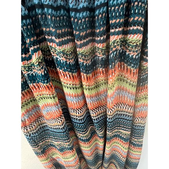 Multi color maxi summer dress Size Medium - Picture 4 of 4